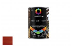 PROSTOCOLOR масло для террас махагон 0,75л вывод