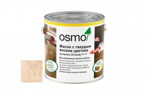 3040 Белое 0,22л серия Масло с твердым воском HWO Farbig