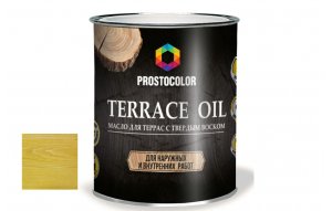 PROSTOCOLOR масло для террас ель 2,2л вывод