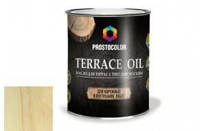 PROSTOCOLOR масло для террас лиственница 0,75л вывод